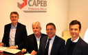 Signature du partenariat entre la Capeb, Cédéo et Point.P (enseignes de Saint-Gobain Distribution Bâtiment France / SGDB France).